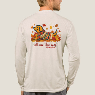 Classic Fall Dog Lover Long Sleeve Tri-Blend Shirt
