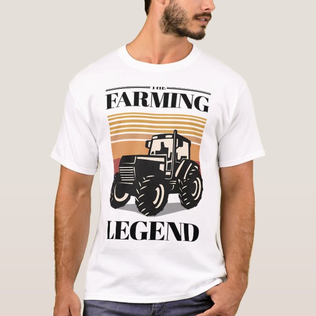 Classic Farming Legend  T-Shirt (Front)