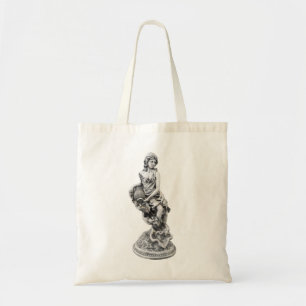 Classic female statue tote bag