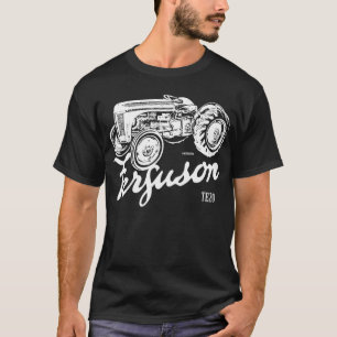 Classic Ferguson TE20 script and illustration T-Shirt