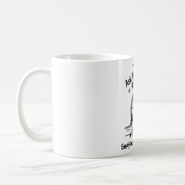 Classic Ferret Mug Funny Quirky (Left)