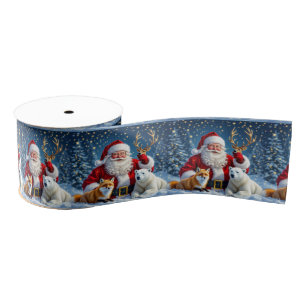 Classic Festive Colors Ribbon Grosgrain Ribbon