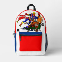 Classic 'Fighting American' Action Comic Backpack