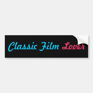 CLASSIC FILM bumper sticker