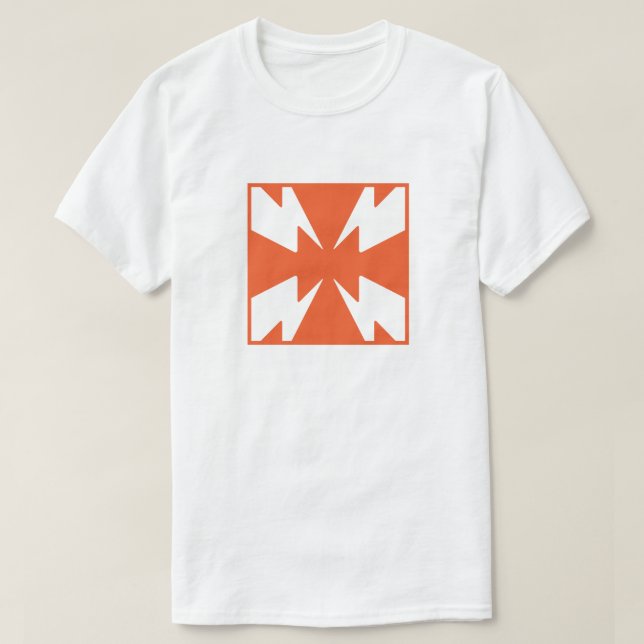 Classic Fire Letter X Monogram T-Shirt (Design Front)