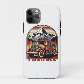 Classic Fire Truck & Mountain Case-Mate iPhone Case