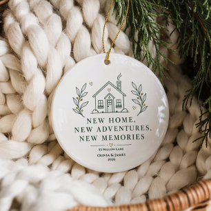 Classic First Christmas New Home Ceramic Tree Decoration