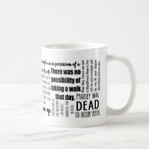 Classic First Lines in Literature Mug