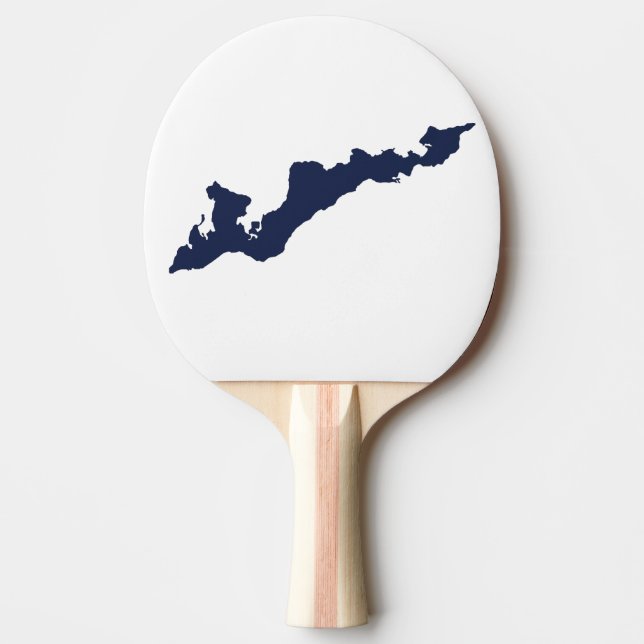Classic Fishers Island Logo Paddle - Navy (Front)