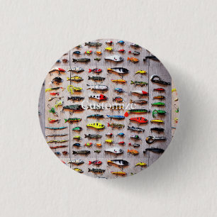 Classic Fishing Lures Thunder_Cove 3 Cm Round Badge