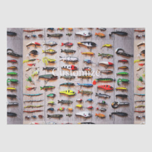 Classic Fishing Lures Thunder_Cove Car Tissue Paper