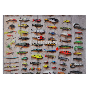 Classic Fishing Lures Thunder_Cove Cutting Board