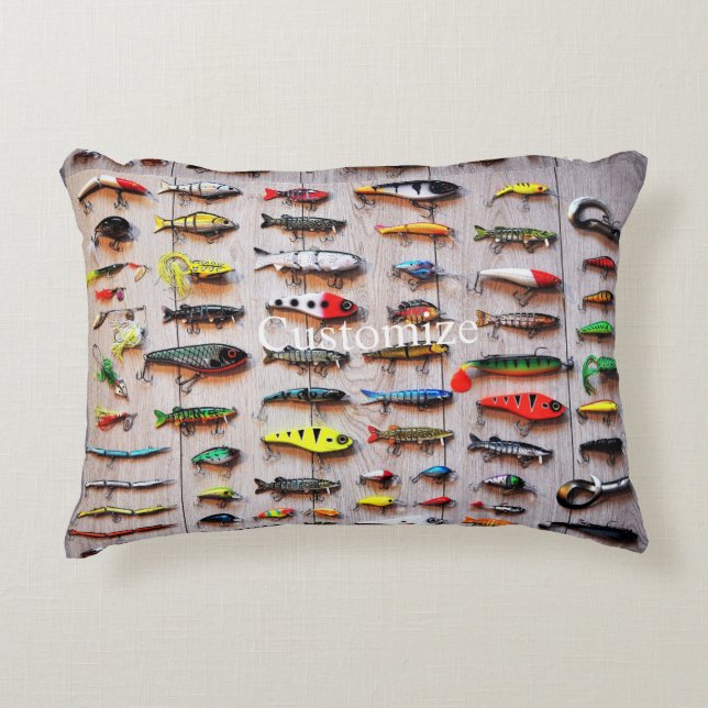 Classic Fishing Lures Thunder_Cove  Decorative Cushion (Front)