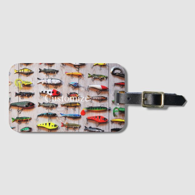 Classic Fishing Lures  Thunder_Cove Luggage Tag (Front Horizontal)