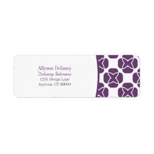 Classic Flair Return Address Label