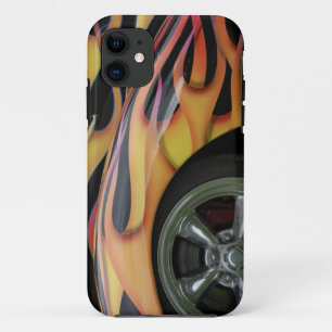 Classic Flaming Car iPhone 5 Case Mate