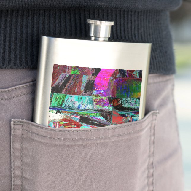 Classic Flask – Neon Pulse (In Situ)