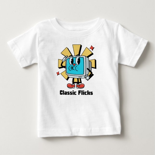 Classic flicks baby T-Shirt (Front)