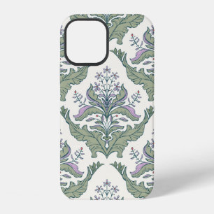 Classic floral damask seamless pattern iPhone 12 case