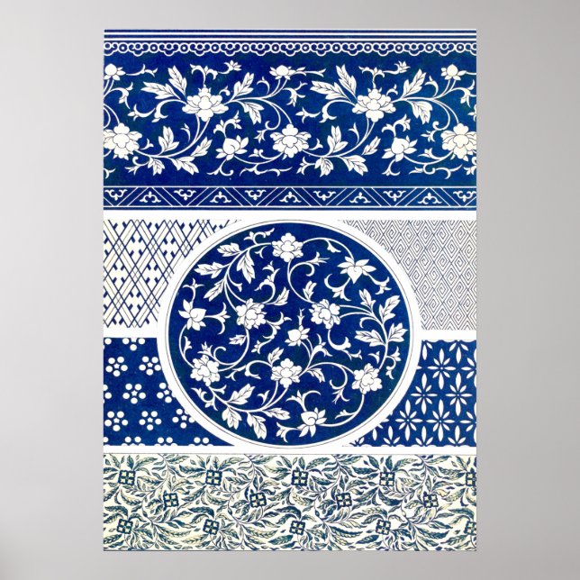 Classic Floral Ornament Print (Front)