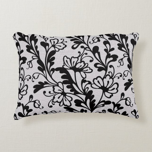 Classic Floral Pattern Pillow  (Front)