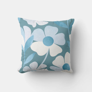 Classic Floral Pattern Throw Pillow – Elegant Home