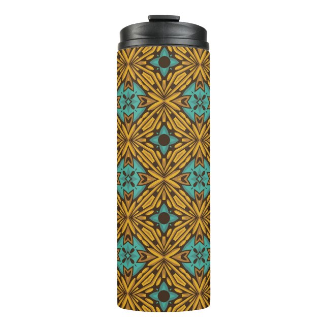 Classic Floral: Timeless Vintage Pattern. Thermal Tumbler (Front)