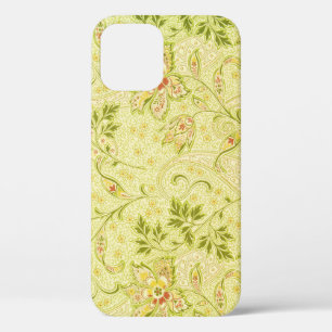 Classic Floral Wallpaper: Old Elegance iPhone 12 Case