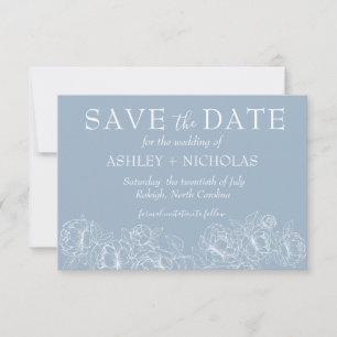 Classic Floral Wedding Vintage Elegance Save The Date