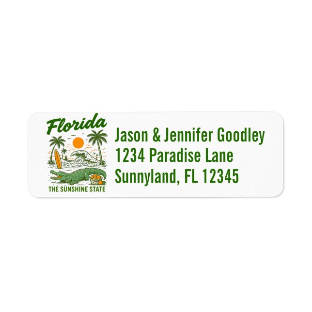 Classic Florida - Sunshine State  (Front)