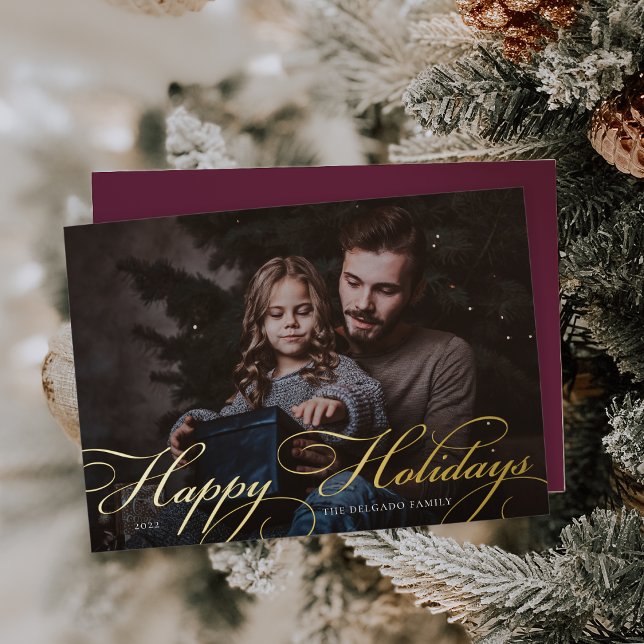 Classic Flourish | Happy Holidays Photo (Creator Uploaded)