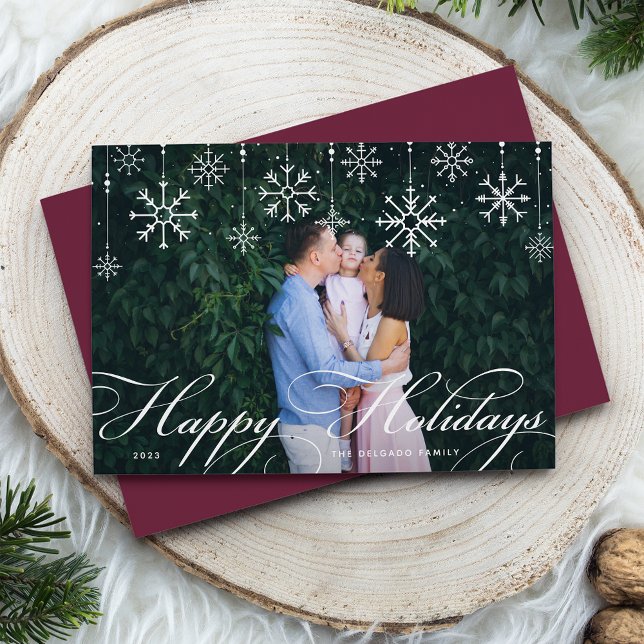 Classic Flourish | Holiday Photo Card (Creator Uploaded)