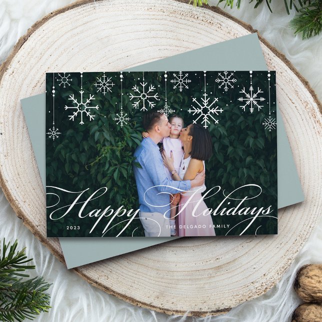 Classic Flourish | Holiday Photo Card (Creator Uploaded)