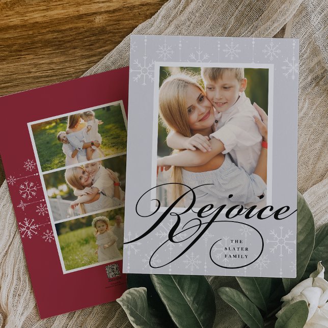 Classic Flourish | Holiday Photo Card (Creator Uploaded)