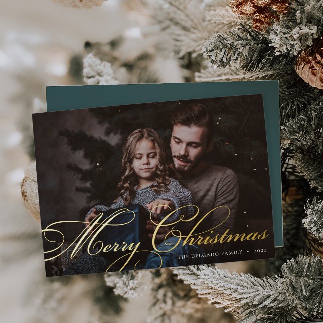 Classic Flourish | Merry Christmas Photo (Creator Uploaded)