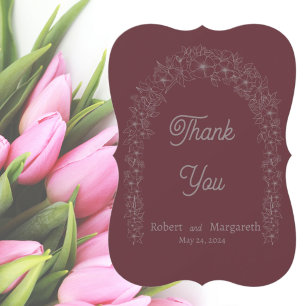 Classic Flowers Red Wedding Gate