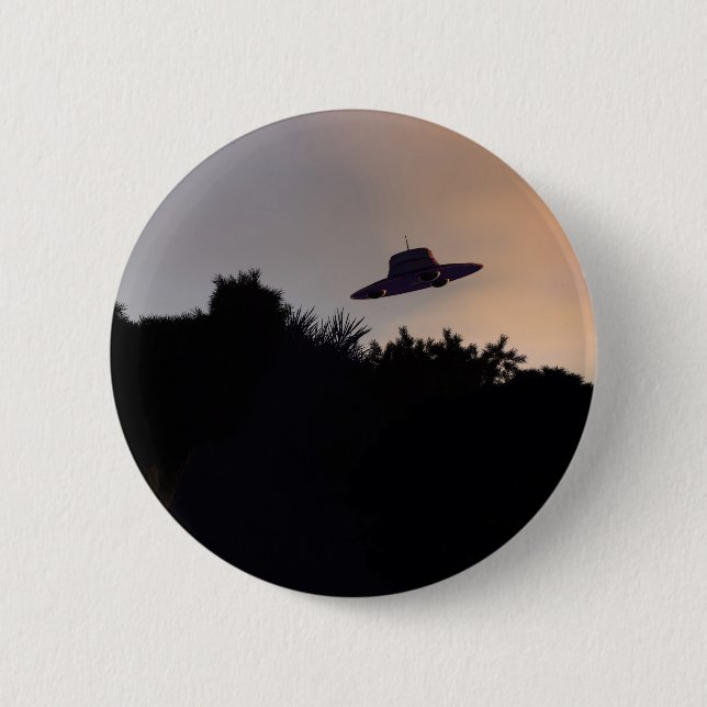 Classic Flying Saucer 2 Button (Front)