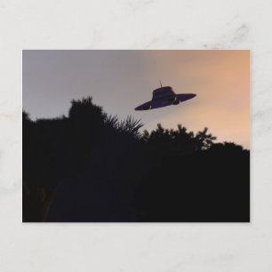 Classic Flying Saucer 2 Postcard