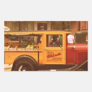 Classic Food Truck Rectangular Sticker