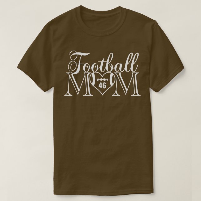 Classic Football Mum 46 Thats My Boy Football Jers T-Shirt (Design Front)