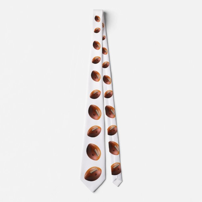 Classic Football – Sporty Pattern Neck Tie (Front)