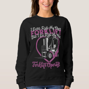 Classic Forklifter Cool Construction Worker Forkli Sweatshirt