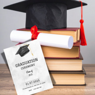 Classic Formal Graduation Announcement 