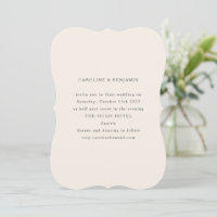 Classic Formal Ivory Ecru Unique Shape Wedding