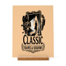 Classic Frames & Shadows Vintage Noir Cinema Acryl