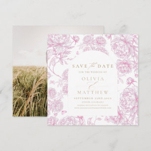 Classic French Floral Save The Date
