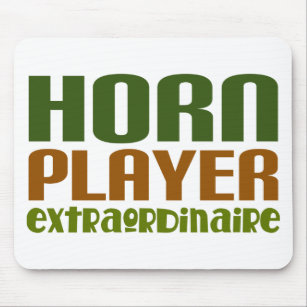 Classic French Horn extraordinaire Mouse Pad