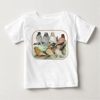 Classic Frill Pigeons Blondinettes Baby T-Shirt