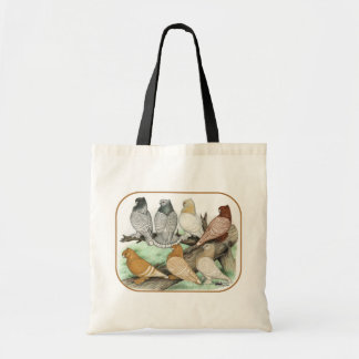 Classic Frill Pigeons Blondinettes Tote Bag