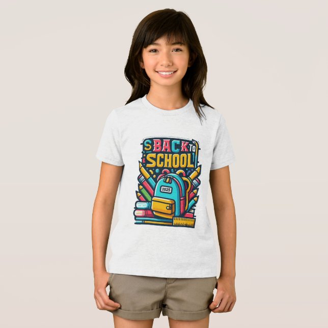 Classic Funny Cute Modern Shirt Back to School  (Front Full)